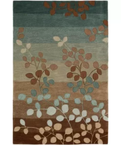 By Addison Rug Ascot Rug 8 Ft. 1 Striped 10 Ft. X Area Mocha Floral