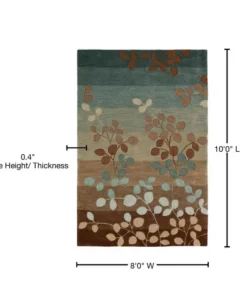 By Addison Rug Ascot Rug 8 Ft. 1 Striped 10 Ft. X Area Mocha Floral -TrafficMaster Sales mocha addison rugs area rugs hdas1mo8x10 76 1000