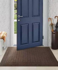 By Trafficmaster Door Mat Mocha 4 Ft. 3 Ft. X Embossed -TrafficMaster Sales mocha trafficmaster commercial floor mats mt1004437 31 1000