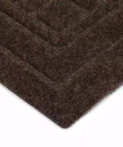 By Trafficmaster Door Mat Mocha 4 Ft. 3 Ft. X Embossed -TrafficMaster Sales mocha trafficmaster commercial floor mats mt1004437 4f 1000