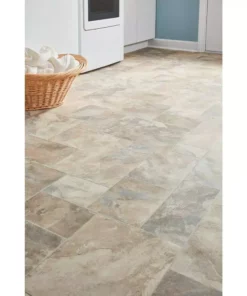 Trafficmaster Flooring Natural Slate Stone Vinyl Sheet Cut To Length 12Ft. Wide X Residential Modular -TrafficMaster Sales modular natural slate trafficmaster vinyl sheet flooring u3130 258c938p144 a0 1000