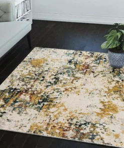 Gentry By Addison Rug Rug 9 Ft. 4 In. Multi X 13 Ft. 2 In. 26 Watercolor Area Abstract -TrafficMaster Sales multi addison rugs area rugs hdge26mu9x13 31 1000