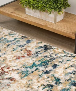 Gentry By Addison Rug Rug 9 Ft. 4 In. Multi X 13 Ft. 2 In. 26 Watercolor Area Abstract -TrafficMaster Sales multi addison rugs area rugs hdge26mu9x13 40 1000