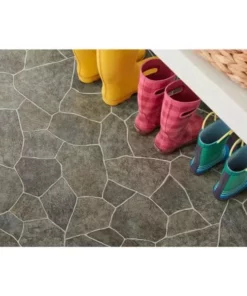 Trafficmaster Sheet Paver Flooring Vinyl X 12Ft. Wide Residential Cut To Length Natural -TrafficMaster Sales natural paver trafficmaster vinyl sheet flooring u6910 284c997g144 1d 1000