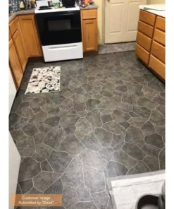 Trafficmaster Sheet Paver Flooring Vinyl X 12Ft. Wide Residential Cut To Length Natural -TrafficMaster Sales natural paver trafficmaster vinyl sheet flooring u6910 284c997g144 40 1000