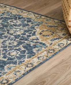 By Addison Rug Fergu Rug Navy 3 2 5 In. X Ft. 3 In. 7 Ft. Runner -TrafficMaster Sales navy addison rugs area rugs hdfg3na2x7 1d 1000