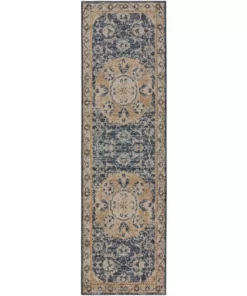 By Addison Rug Fergu Rug Navy 3 2 5 In. X Ft. 3 In. 7 Ft. Runner