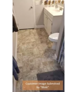 Trafficmaster Slate Flooring Sheet Stone Vinyl Cut To Length 12Ft. Wide X Residential Square Neutral -TrafficMaster Sales neutral slate trafficmaster vinyl sheet flooring u6920 258c990p144 d4 1000