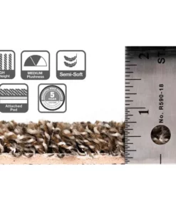 By Calico Trafficmaster Carpet Tile Rock 22.50 Sq. Ft. 18 In. (10 Tiles/Case) 18 X Peel And Stick Residential Brown -TrafficMaster Sales oxford trafficmaster carpet tile ht003 763 1818 66 1000