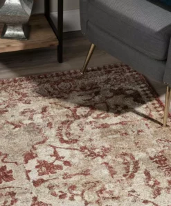 By Addison Rug 6 13 Ft. 9 Ft. X 2 4 Paprika Area Provincial Distressed Persian -TrafficMaster Sales paprika addison rugs area rugs hdpc4pa10x13 1d 1000