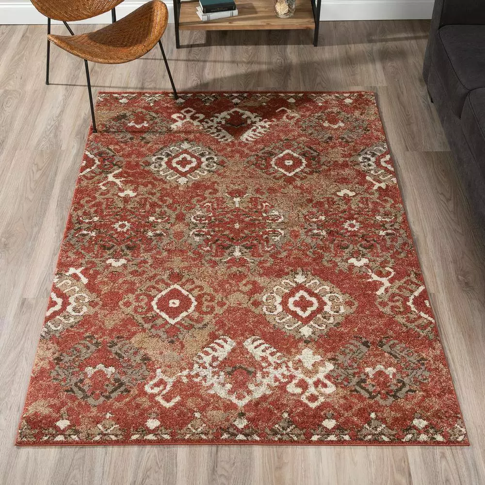 By Addison Rug Richmond Rug 8 Ft. 10 Paprika 10 Ft. X 2 In. Area 14 By Addison Rug Richmond Rug 8 Ft. 10 Paprika 10 Ft. X 2 In. Area - Image 12