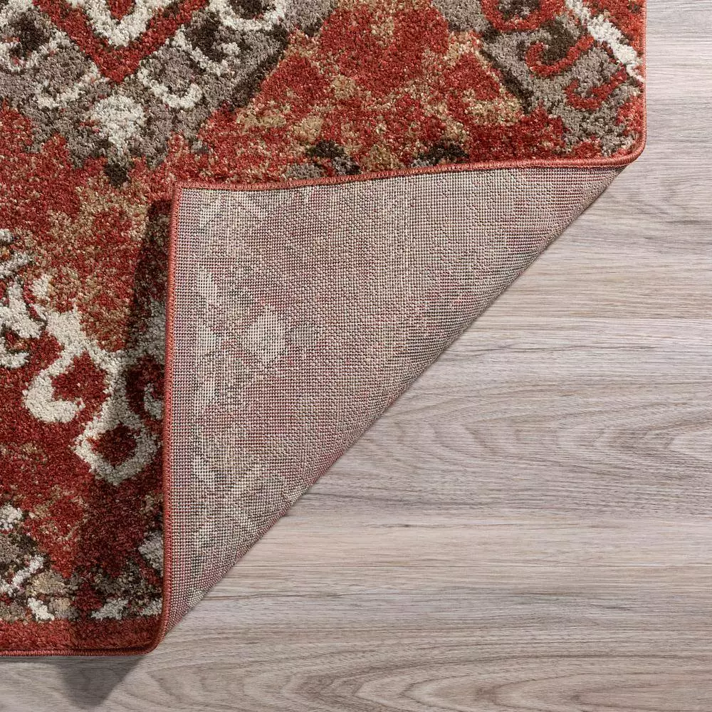 By Addison Rug Richmond Rug 8 Ft. 10 Paprika 10 Ft. X 2 In. Area 7 By Addison Rug Richmond Rug 8 Ft. 10 Paprika 10 Ft. X 2 In. Area - Image 5