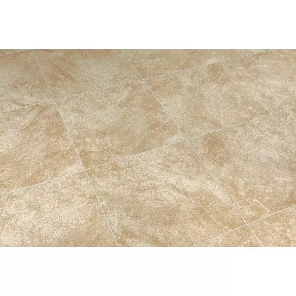 By Trafficmaster Tile Case) Ceramic Portland Stone / 18 In. (17.44 Sq. Ft. X Wall Glazed Floor Beige 8 By Trafficmaster Tile Case) Ceramic Portland Stone / 18 In. (17.44 Sq. Ft. X Wall Glazed Floor Beige - Image 6
