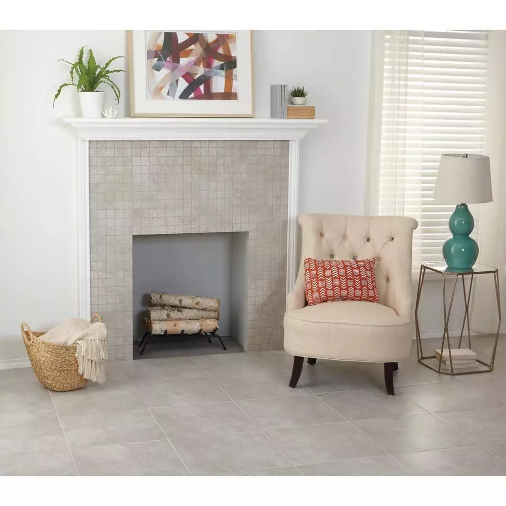 By Trafficmaster Pallet) Tile Stone Portland Ceramic Glazed (348.8 Sq. Ft. 18 In. X Wall Floor Gray 4 By Trafficmaster Pallet) Tile Stone Portland Ceramic Glazed (348.8 Sq. Ft. 18 In. X Wall Floor Gray - Image 2