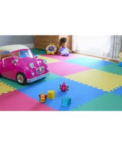 By Trafficmaster Tile Tiles/Pack) Pastel Foam (16 Sq. Ft.) X (4 0.47 In. 24 In. Playroom Primary Floor -TrafficMaster Sales primary pastel trafficmaster gym floor tiles 24121hdus 76 1000