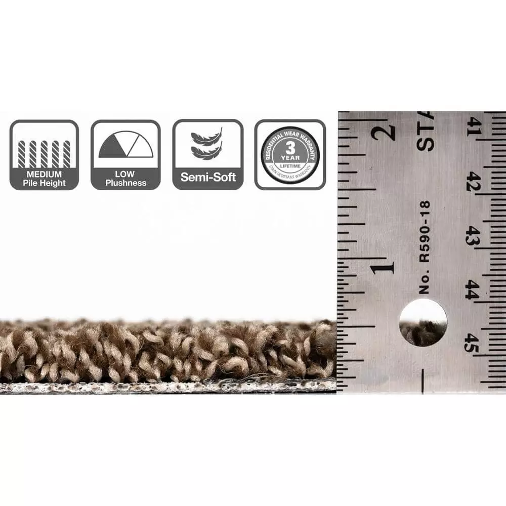 By Field Day Brown Trafficmaster Carpet Tile 22.50 Sq. Ft. 18 In. (10 Tiles/Case) 18 X Peel And Stick Residential 7 By Field Day Brown Trafficmaster Carpet Tile 22.50 Sq. Ft. 18 In. (10 Tiles/Case) 18 X Peel And Stick Residential - Image 5