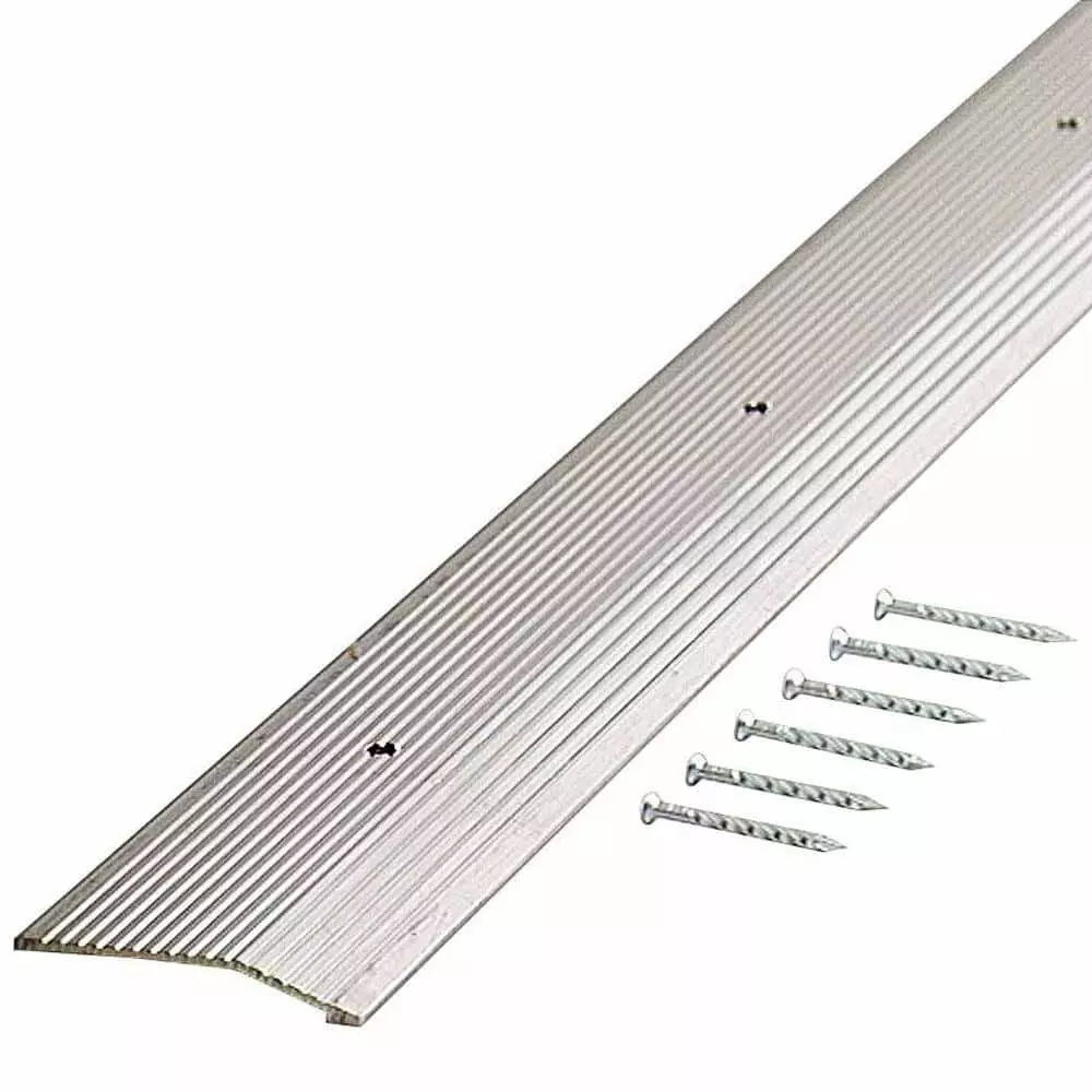 Trafficmaster Carpet Trim Silver 36 In. 1-3/8 In. X Fluted 3 Trafficmaster Carpet Trim Silver 36 In. 1-3/8 In. X Fluted