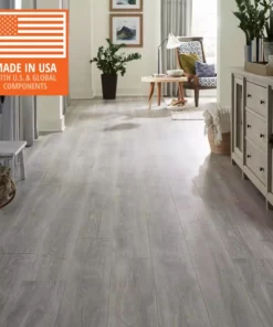 By Trafficmaster Flooring Silverton Oak Wood Laminate (947.6 Sq. Ft./Pallet) 7-1/2 In W Water Resistant -TrafficMaster Sales silverton oak trafficmaster laminate wood flooring tm5p 31 1000