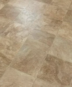 Pro Basic Trafficmaster Slate Flooring Sheet Stone Vinyl 12Ft. Wide X Cut To Length Refined Residential Neutral -TrafficMaster Sales slate neutral trafficmaster vinyl sheet flooring c9770406k536g14 1f 1000