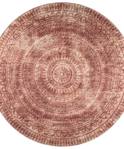 By Addison Rug Modena Medallion Rug 8 Ft. X Area Round Spice
