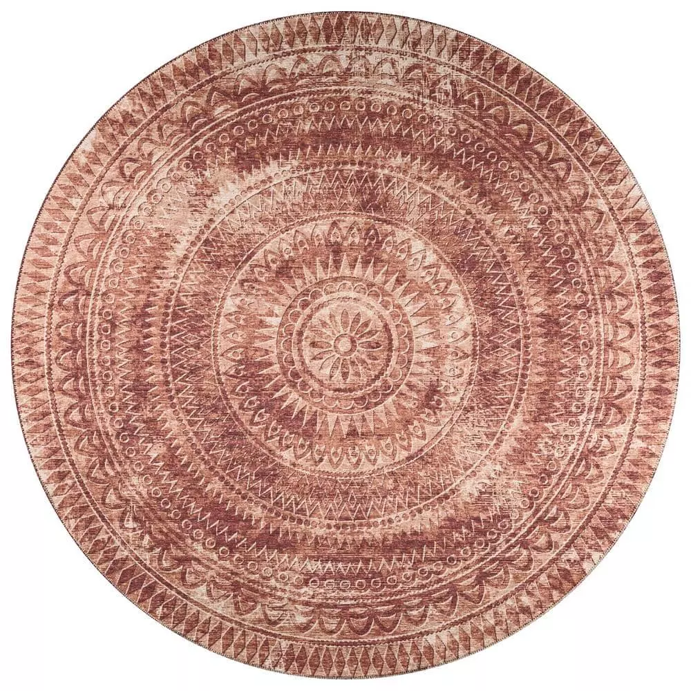 By Addison Rug Modena Medallion Rug 8 Ft. X Area Round Spice 3 By Addison Rug Modena Medallion Rug 8 Ft. X Area Round Spice