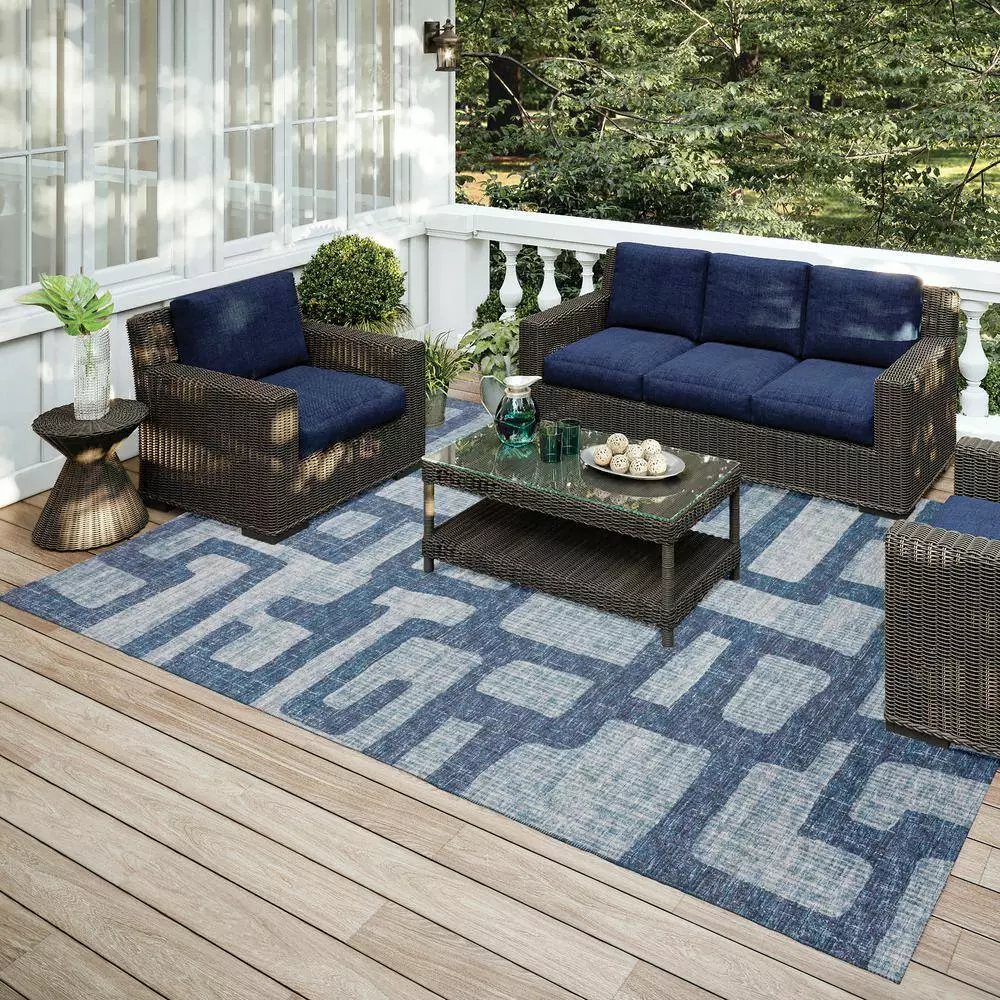 By Addison Modena Rug Storm 8 Ft. 10 Ft. X Area Geometric 11 By Addison Modena Rug Storm 8 Ft. 10 Ft. X Area Geometric - Image 9