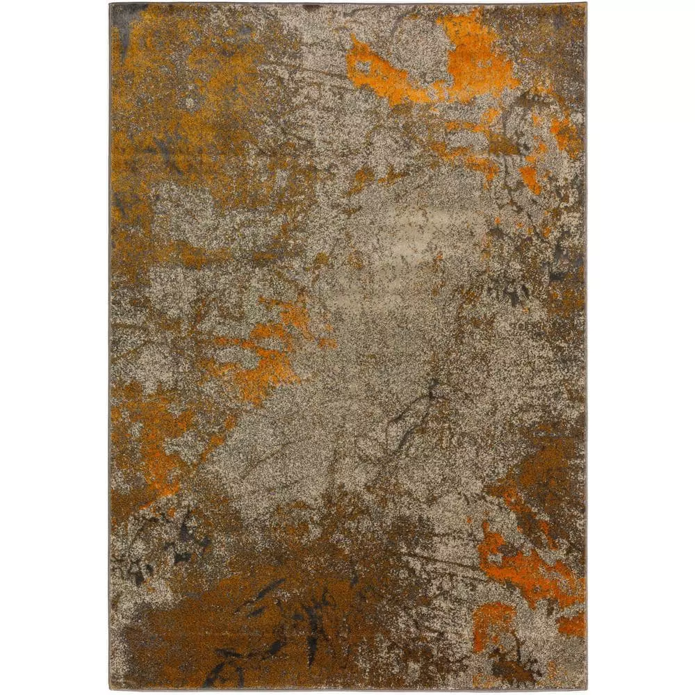 Bach By Addison Rug Rug Tangerine 5 Ft. 60 X 3 In. 1 In. 3 Ft. Area Abstract 3 Bach By Addison Rug Rug Tangerine 5 Ft. 60 X 3 In. 1 In. 3 Ft. Area Abstract