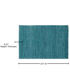 By Addison Rug Rug Cruz 1 2 Ft. Area 3 Ft. X Teal -TrafficMaster Sales teal addison rugs area rugs hdcz1te2x3 76 1000
