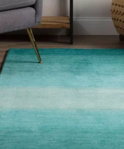 By Addison Dunes 1 Rug Ombre Wool 5'X7'3" Indoor Teal -TrafficMaster Sales teal addison rugs area rugs hddu1te5x7 4f 1000