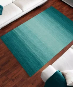 By Addison Dunes 1 Rug Ombre Wool 5'X7'3" Indoor Teal -TrafficMaster Sales teal addison rugs area rugs hddu1te5x7 d4 1000