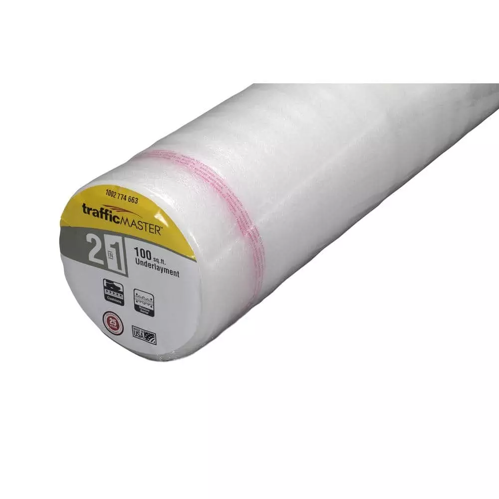 Trafficmaster Flooring Underlayment Laminate Hardwood 100 Sq. Ft. 2-In-1 Engineered Standard 4 Trafficmaster Flooring Underlayment Laminate Hardwood 100 Sq. Ft. 2-In-1 Engineered Standard - Image 2