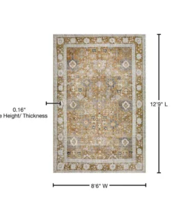 By Addison Rug Athena 4 Walnut 8 Ft. 12 Ft. X 6 In. 9 In. Area 25 By Addison Rug Athena 4 Walnut 8 Ft. 12 Ft. X 6 In. 9 In. Area -TrafficMaster Sales walnut addison rugs area rugs hdat4wa9x13 76 1000