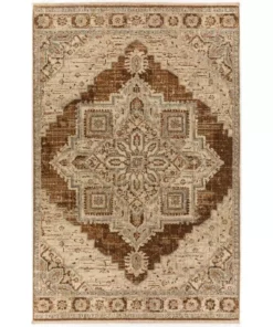 Freya By Addison Medallion Rug 1 Walnut 9 Ft. X 6 In. 8 In. 7 Ft. Area Indoor Vintage
