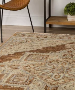 Freya By Addison Medallion Rug 1 Walnut 9 Ft. X 6 In. 8 In. 7 Ft. Area Indoor Vintage -TrafficMaster Sales walnut addison rugs area rugs hdfr1wa8x10 76 1000