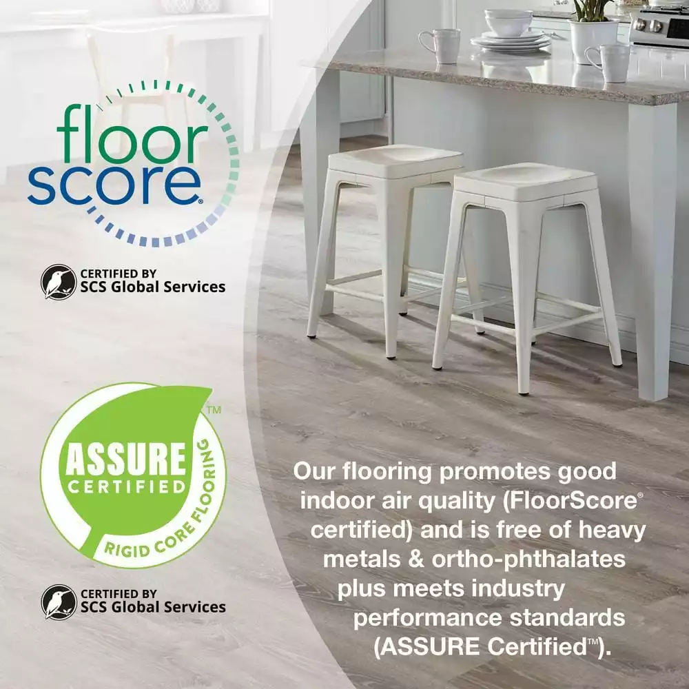 By Trafficmaster Plank Flooring Gripstrip W Vinyl Maple 6 In. (24 Sq. Ft./Case) Luxury White 5 By Trafficmaster Plank Flooring Gripstrip W Vinyl Maple 6 In. (24 Sq. Ft./Case) Luxury White - Image 3