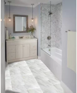 Trafficmaster Tile Stratum Ceramic Matte 24 In. (16 Sq. Ft./Case) 12 In. X Wall Floor Stone Look -TrafficMaster Sales white trafficmaster ceramic tile nhdstr1224 40 1000