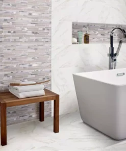 Trafficmaster Tile Stratum Ceramic Matte 24 In. (16 Sq. Ft./Case) 12 In. X Wall Floor Stone Look -TrafficMaster Sales white trafficmaster ceramic tile nhdstr1224 66 1000